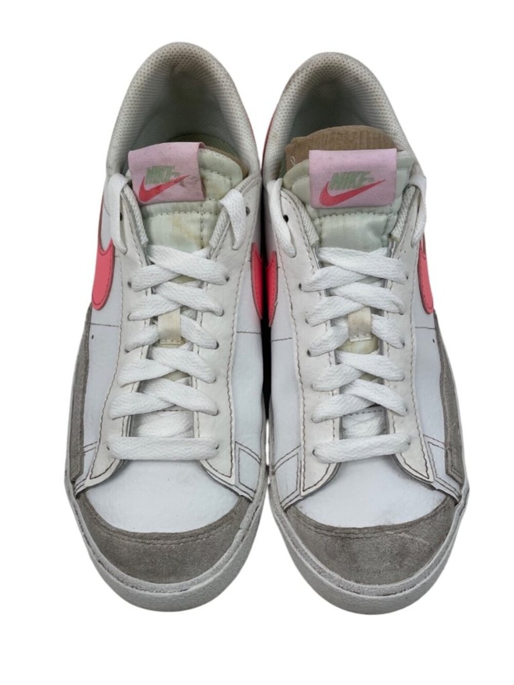 Nike Blazer Low '77 GS White Pink Gaze DA4074-112 Youth Size 7Y - Picture 4 of 10